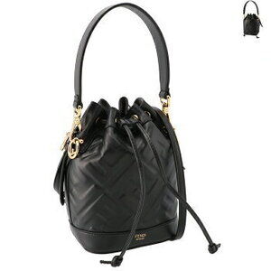 Fendi Montresor Diagonal FF Leather Shoulder Bag Crossbody